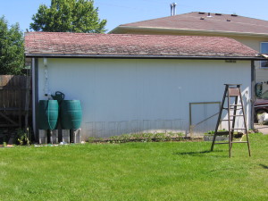 The original "glorified shed" with a wonderful sunny wall.